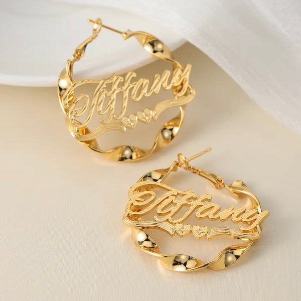 Twisted Name Hoops