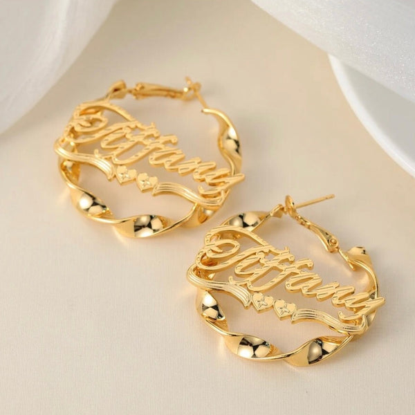 Twisted Name Hoops