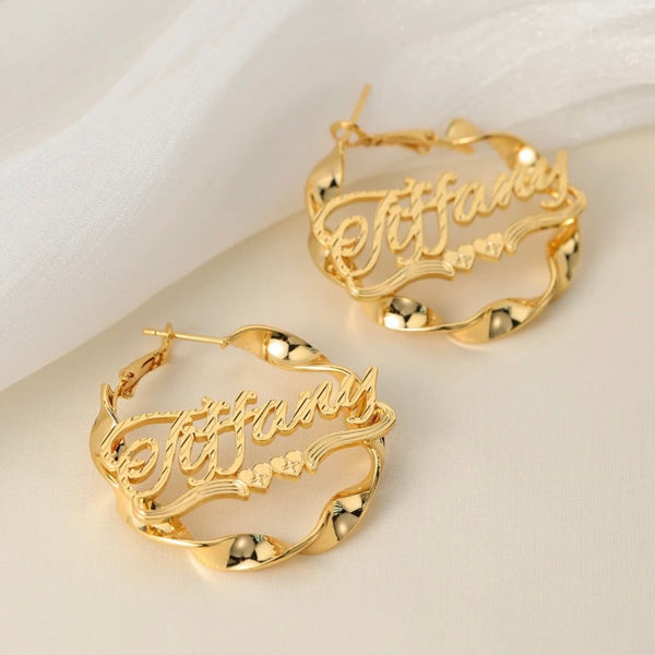 Twisted Name Hoops
