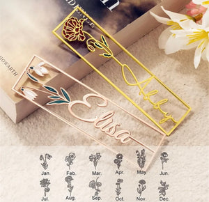 Blossom Name - Personalized Bookmark