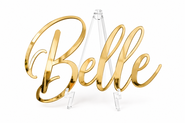 Custom Mirrored Name Sign