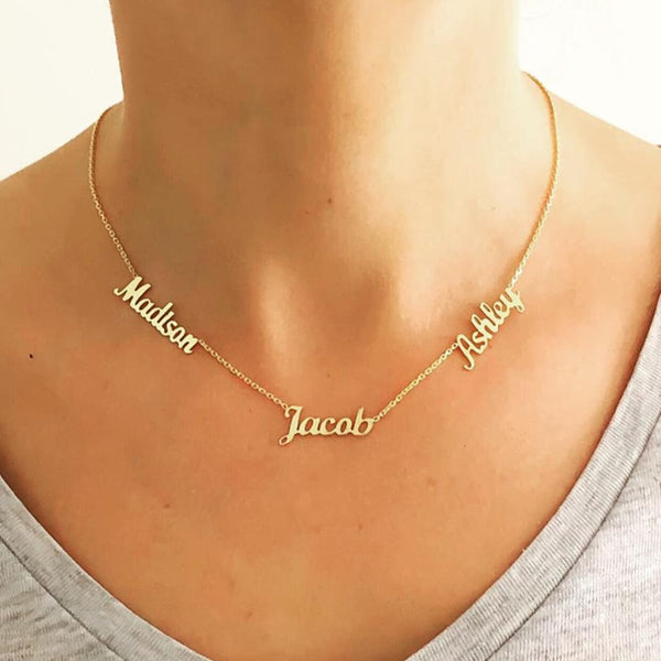 Multi Name Necklace