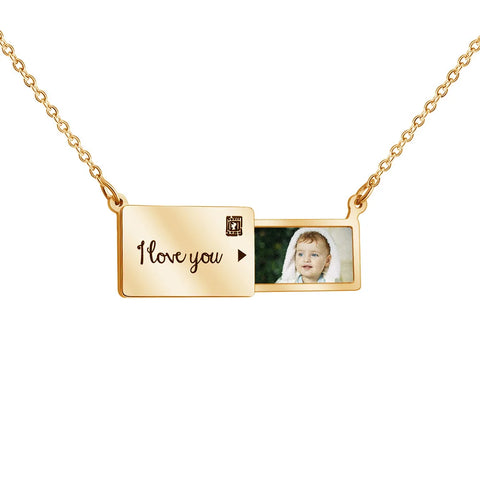 Love Letter Photo Necklace