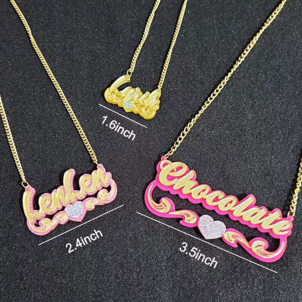 Color Name Necklace