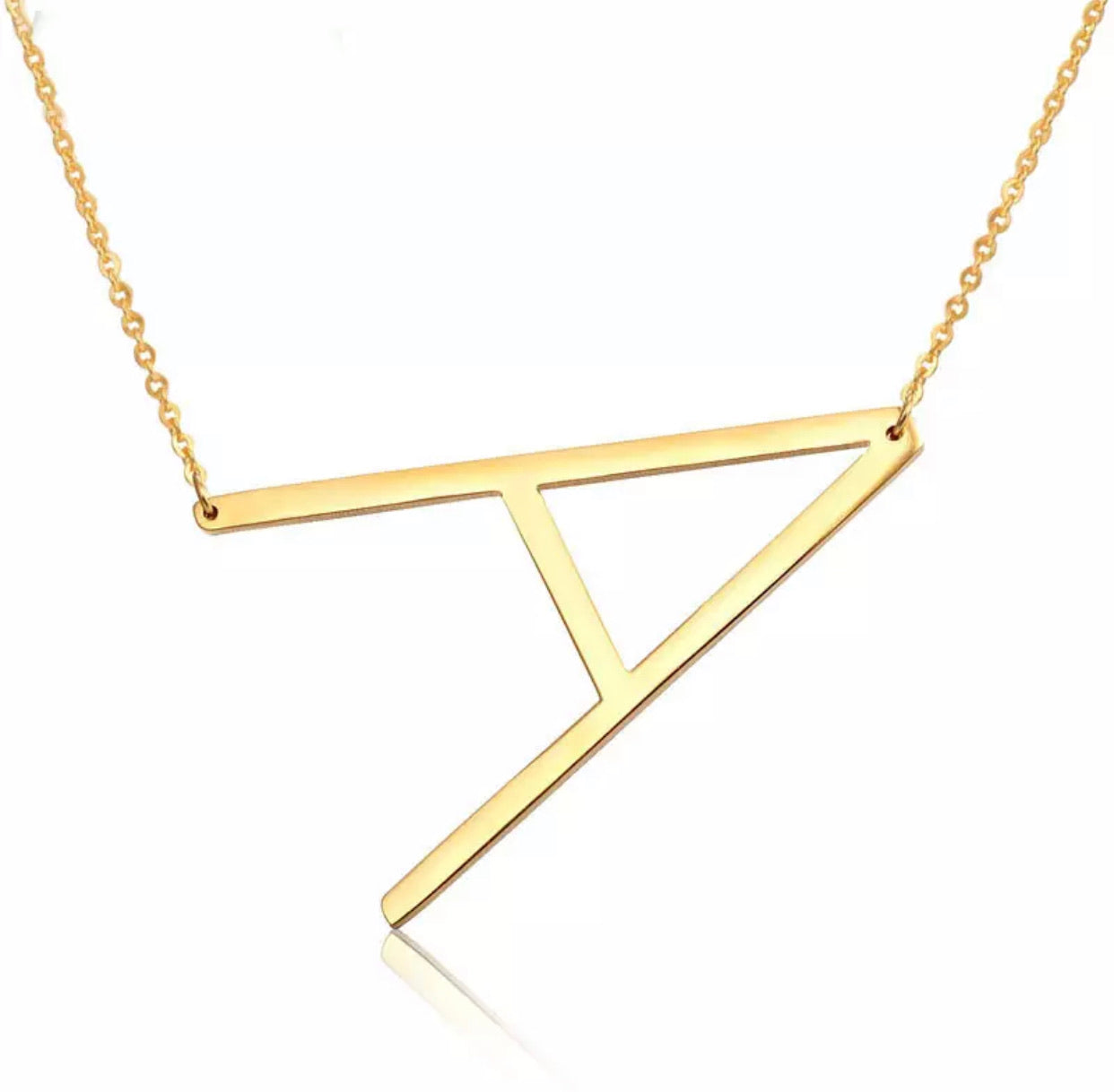 Women's Initial Necklace - Beauty of the Belle