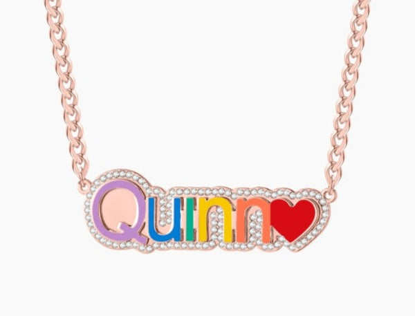 Rainbow Name Necklace